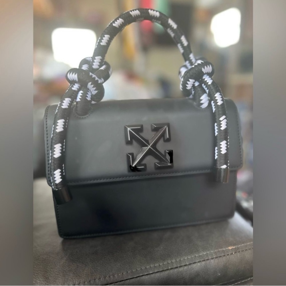 Off-White Black and White Shoulder Bag